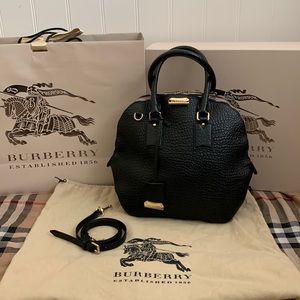 EUC Authentic Burberry Heritage Large Orchard Bowling Bag